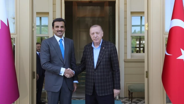 Erdoğan, Katar Emiri Al Sani ile görüştü