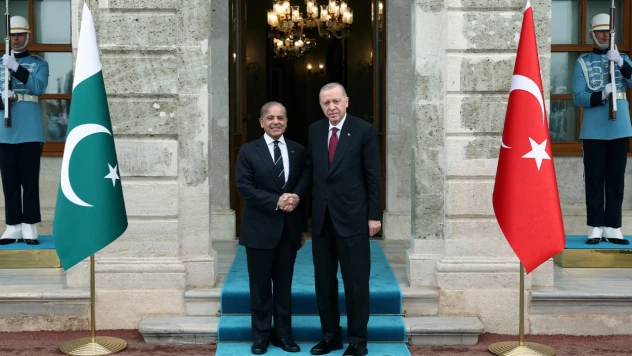 Erdoğan, Pakistan Başbakanı Şerif'i kabul etti