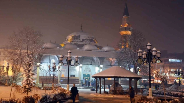 Erzurum'un Horasan ilçesi -32,6 ile dondu