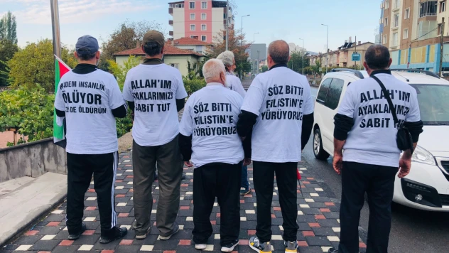 Filistin İçin Yola Çık' Çağrısı: Yolan Çıkan Ekip İncesuyu Geçerek Yoluna Devam Ediyor