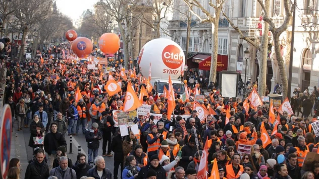 Fransa'da emeklilik reformuna karşı 3'üncü kez greve gidildi