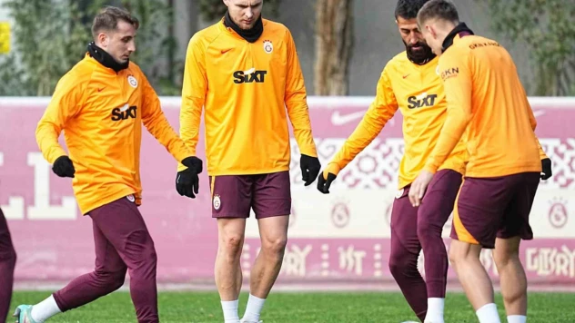 Galatasaray, Manchester United maçı hazırlıklarını sürdürdü