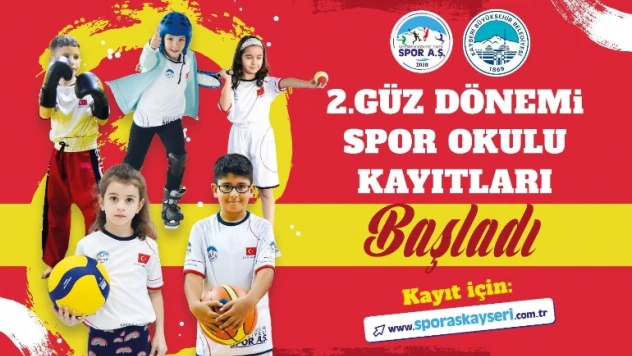 Güz Dönemi Spor Okulu kayıtları başladı