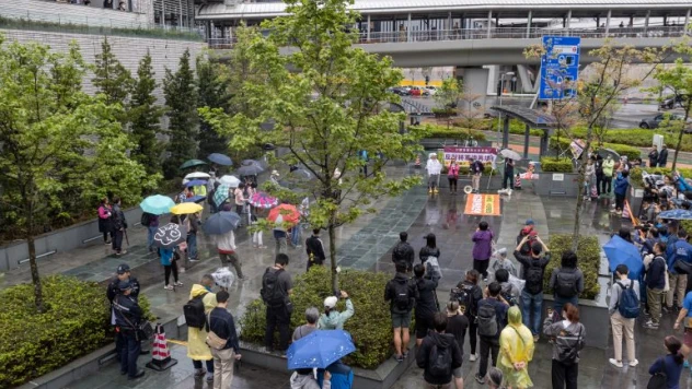 Hong Kong'da 2020'den bu yana ilk protesto