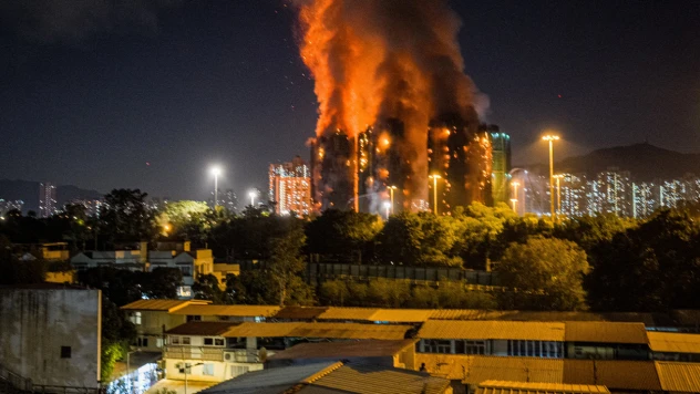 Hong Kong'daki Yangın Faciasında Can Kaybı Artıyor