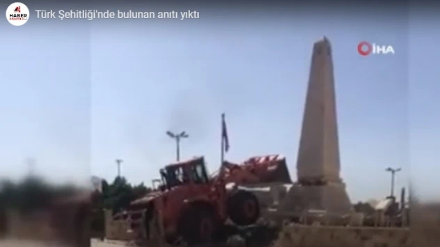 Husiler Yemen'deki Türk Şehitliği'nde bulunan anıtı yıktı