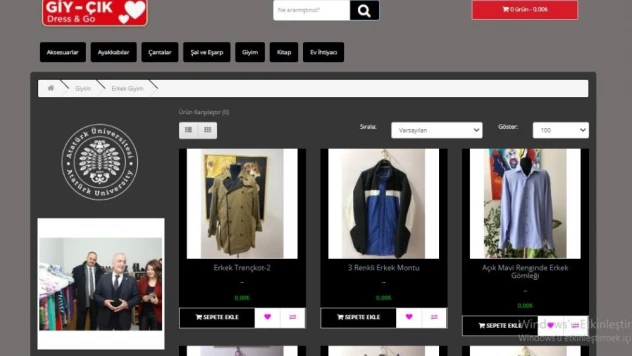 İhtiyacı olan öğrencilere, bu mağazada ki bütün ürünler ücretsiz