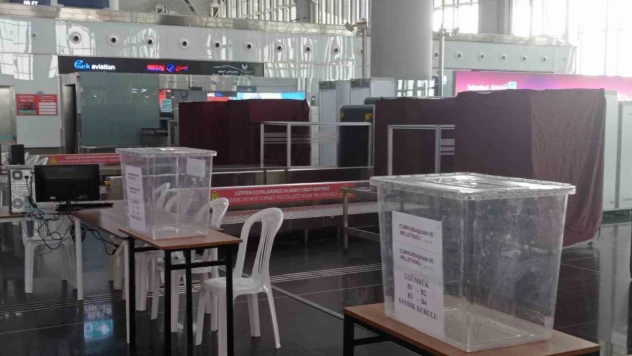 İstanbul Havalimanı'nda seçim sandıkları yeniden kuruldu