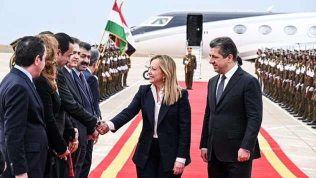 İtalya Başbakanı Meloni, IKBY'yi ziyaret etti