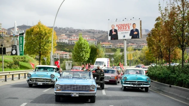 Klasik Araç Tutkunları için 400  otomobil Altındağ'da buluşuyor