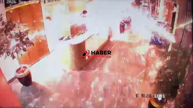 Kargo paketi bomba gibi patladı