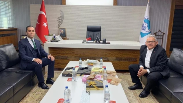 Kaymakam Güner'den Başkan Büyükkılıç'a teşekkür ziyareti