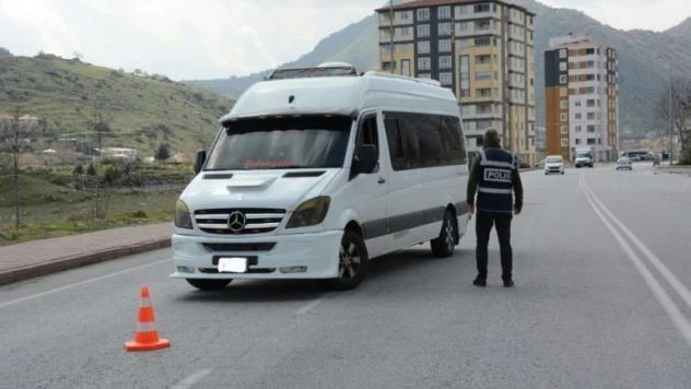 Kayseri'de 31 araca 56 bin TL ceza uygulandı