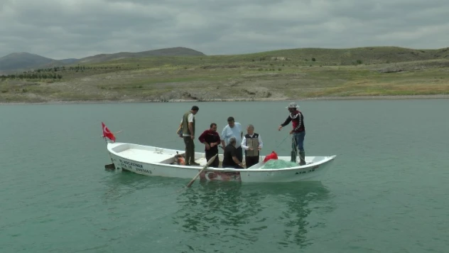 Kayseri'de balıkçılar 'vira bismillah' dedi