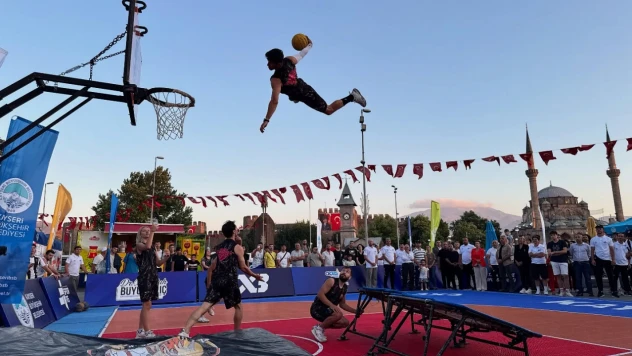 Kayseri'de FIBA Onaylı 3x3 Basketbol Coşkusu