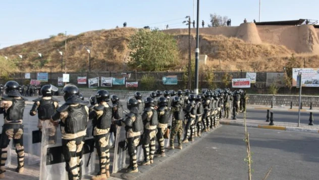 Kerkük'te güvenlik güçleri protestolara karşı önlemleri arttırdı