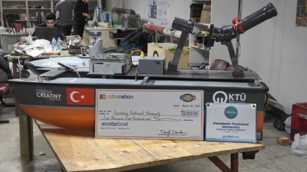KTÜ-Ortahisar Creatiny RoboTeam Takımı ABD'de düzenlenen yarışmada dünya 2.'si oldu