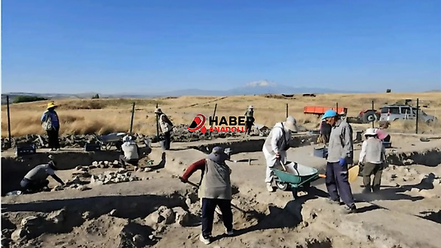 Kültepe'de Helenistik Döneme ait mozaik keşfi