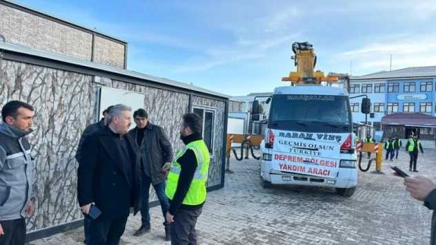 Melikgazi Belediyesi Elbistan'a Konteyner Çarşı Kuruyor