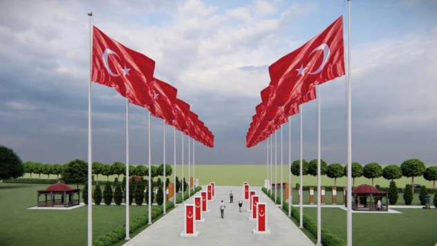 Melikgazi'den anlamlı park