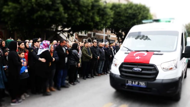 Mersinli şehit uzman çavuş son yolculuğuna uğurlandı