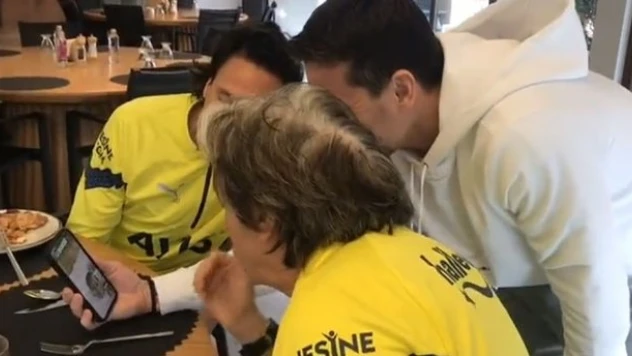 Mert Hakan, depremzede Efe'yi Jesus ve Szalai ile görüştürdü