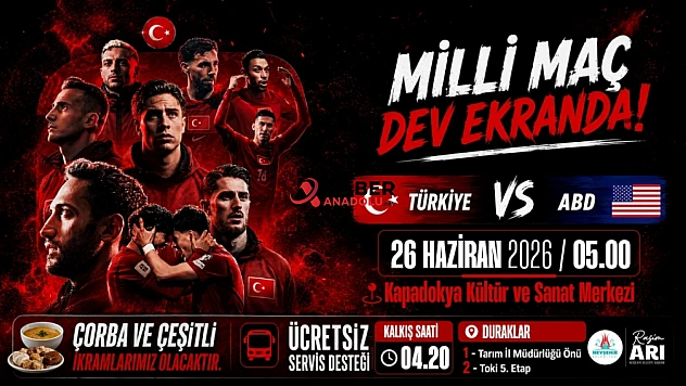 Milli Heyecan Dev Ekranda Yaşanacak