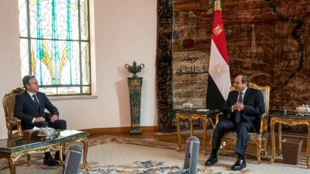 Mısır Cumhurbaşkanı es-Sisi'nin Blinken ile görüşmesinde Yahudiler ile ilgili sözleri dikkat çekti