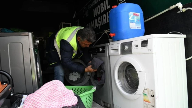 Mobil Çamaşırhane hizmete başladı