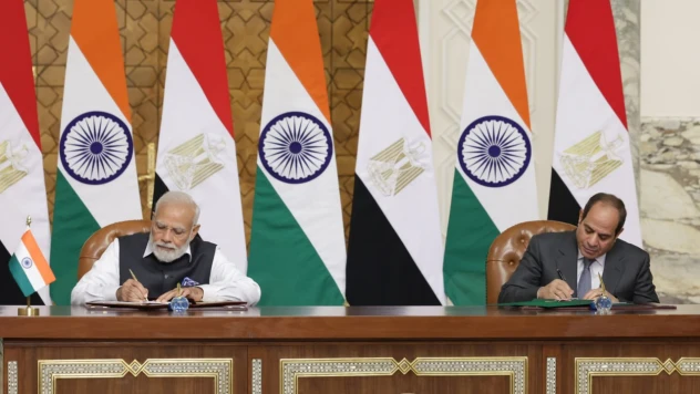 Modi'ye Mısır'ın en yüksek nişanı olan Nil Nişanı'nı verildi