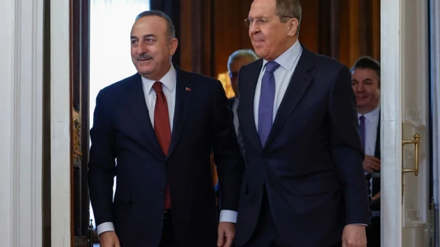 Moskova'da Rus mevkidaşı Lavrov ile görüştü