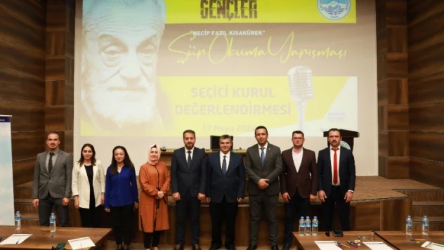 'Necip Fazıl Kısakürek Şiir Okuma Yarışması' sonuçlandı