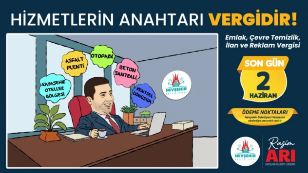 Nevşehir Belediye'sinden Çağrı SON GÜN 02 HAZİRAN!