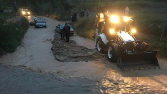 Nevşehir'de sağanak yağış sele neden oldu
