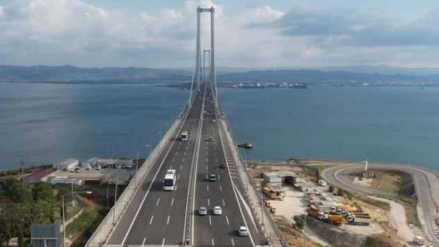 Osmangazi Köprüsü'nden 55.5 milyon araç geçti