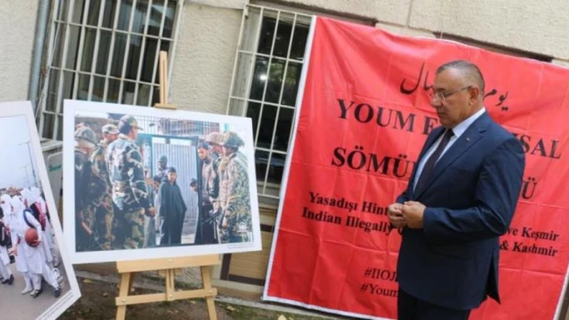 Pakistan Büyükelçiliği'nde Keşmir Kuşatma Günü