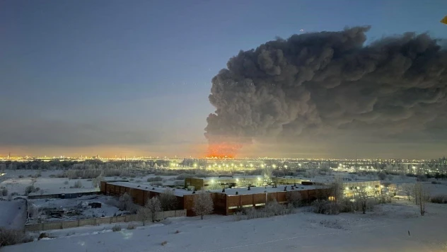 Rusya'da depoda çıkan yangın 50 bin metrekarelik alana yayıldı