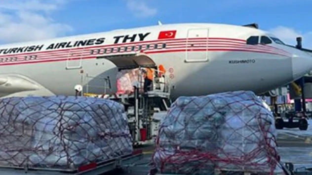 Rusya'dan Türkiye'ye 170 tonu aşkın yardım gönderildi