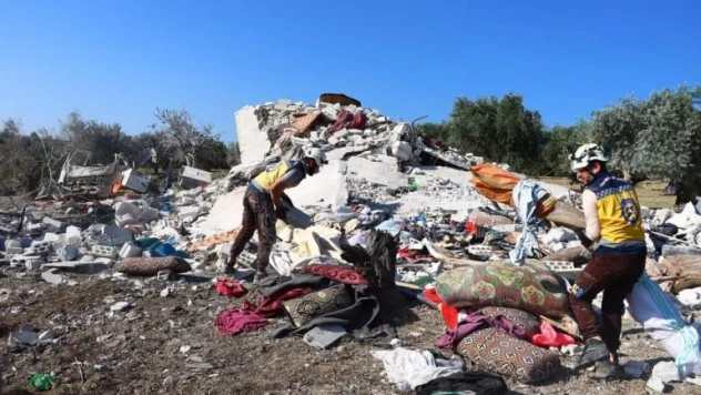 Rusya'nın İdlib'e saldırısında 7 sivil öldü