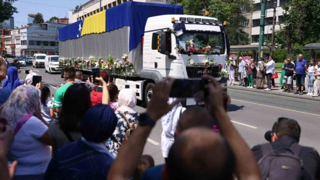 Saraybosna'da 31 soykırım kurbanına veda