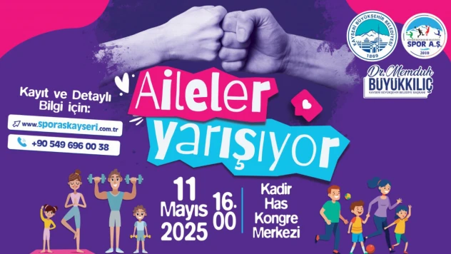 Spor A.Ş.'den Aile Yılında, Ailelere Özel Yarışma