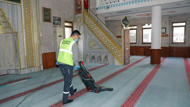 Temizlik İmandan, Camilerin Temizliği Talas'tan