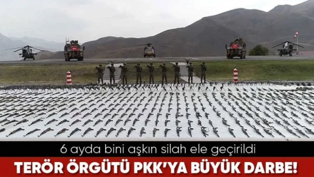Terör örgütü PKK'ya büyük darbe