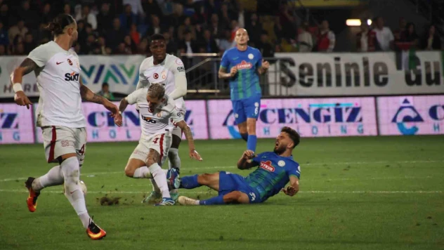 Trendyol Süper Lig: Çaykur Rizespor: 0 - Galatasaray: 1 (Maç sonucu)