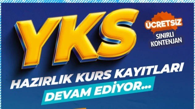 Ücretsiz YKS Kursuna Kayıtlar Sürüyor