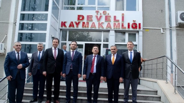 Vali Çiçek Develi'de incelemelerde bulundu