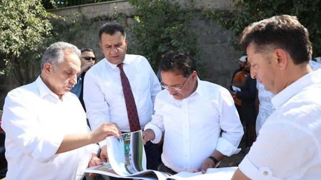 Vali Çiçek Ve Başkan Yalçın'dan yatırım turu