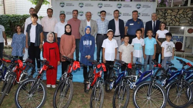 Yahyalı'da çocuklar hem yarıştı hem kazandı