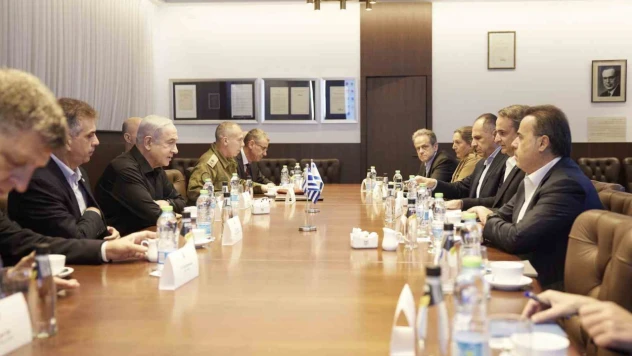 Yunanistan Başbakanı Miçotakis, Netanyahu ile görüştü