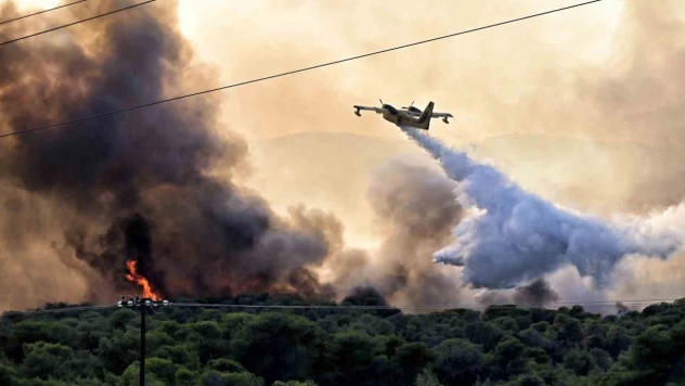 Yunanistan orman yangınlarıyla mücadele ediyor